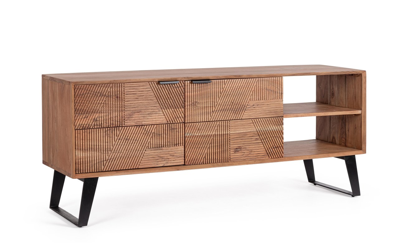 TV Board Isar aus Akazienholz, 145 cm TV Board Isar aus Akazienholz, 145 cm