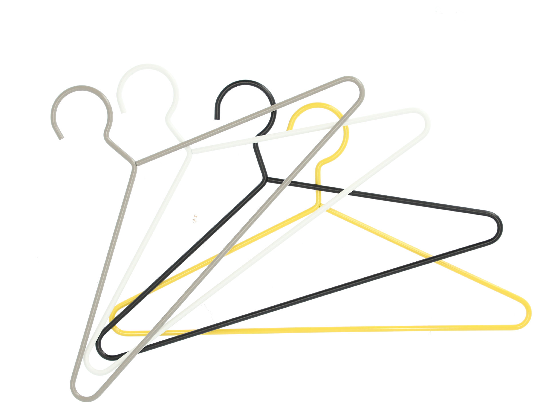 Kleiderbügel Henri (4er Set), Gelb Kleiderbügel Henri (4er Set), Gelb