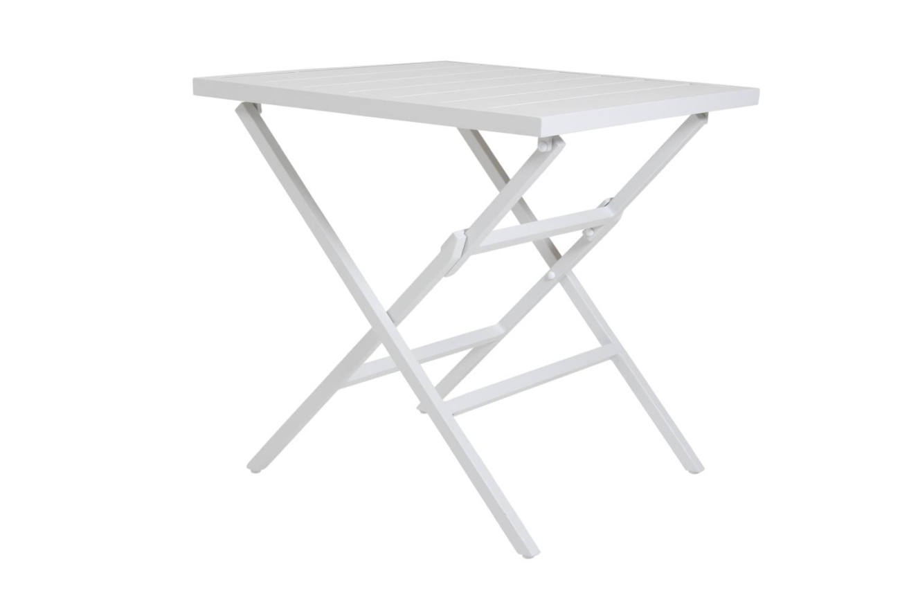 Gartenesstisch Wilkie 72x72 cm, Weiß Gartenesstisch Wilkie 72x72 cm, Weiß
