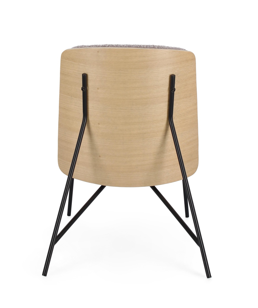 Der Sessel Emmerson überzeugt mit seinem modernen Stil. Gefertigt wurde er aus Boucle-Stoff, welcher einen braunen Farbton besitzt. Das Gestell ist aus Metall und hat eine schwarze Farbe. Der Sessel besitzt eine Sitzhöhe von 46 cm.