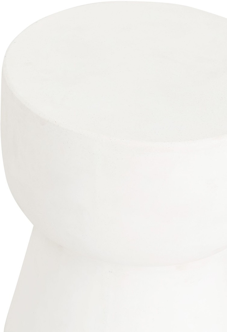 Hocker Motto aus Faserzement, Ø 30 cm