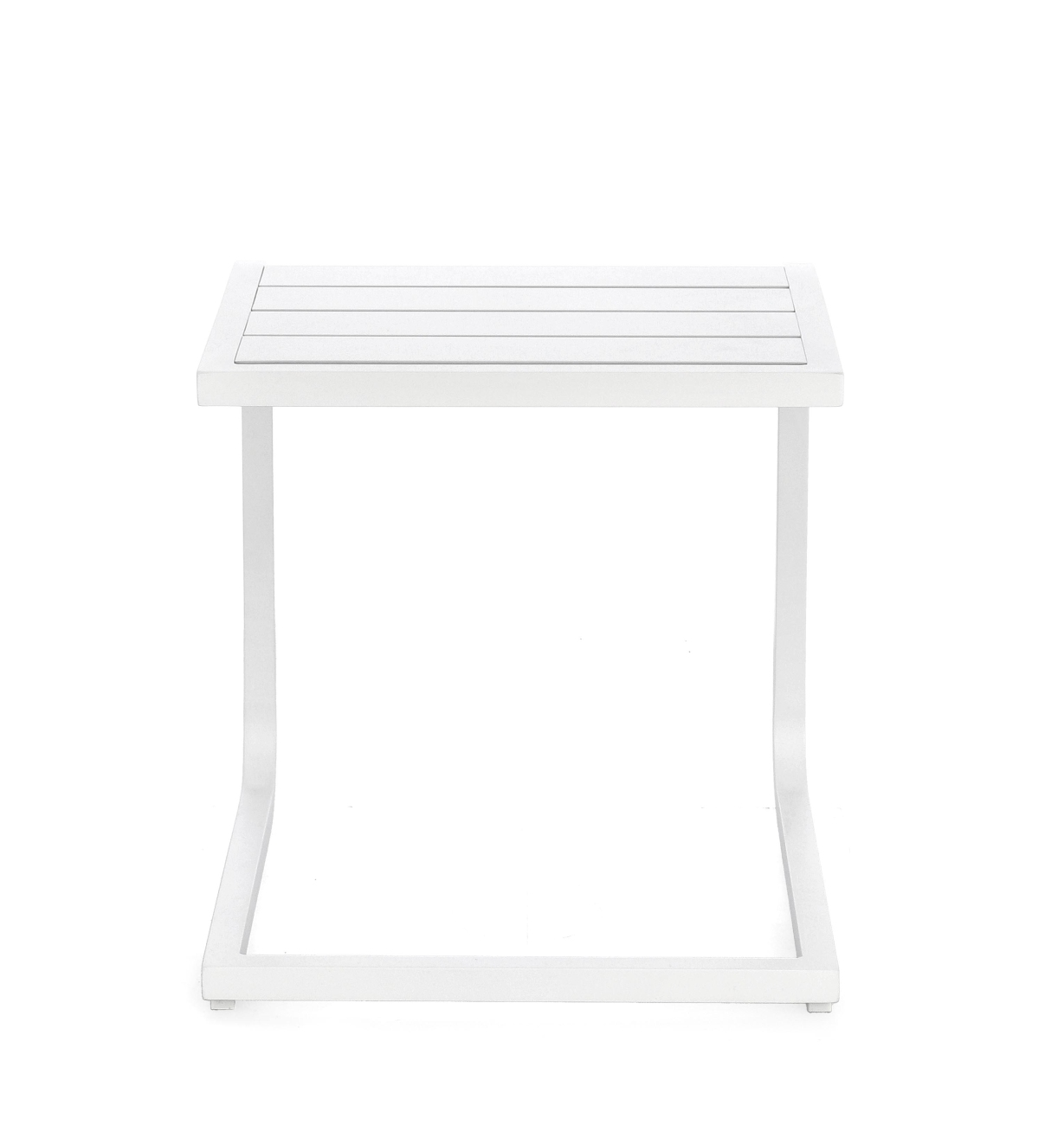 Gartenbeistelltisch Taylor 40x40 cm, Weiß