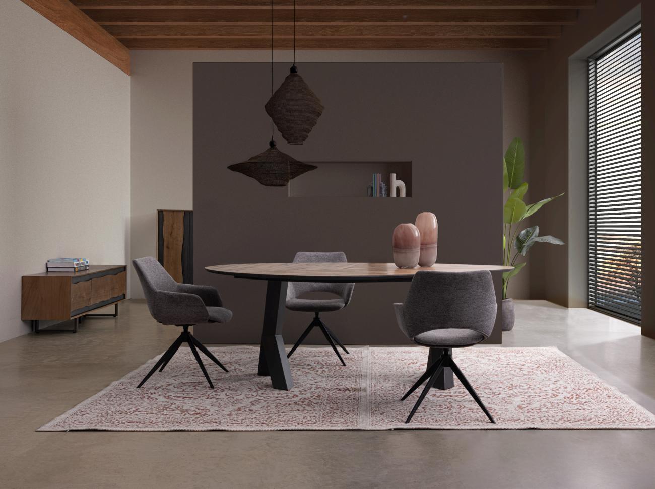 Esstisch Garwood aus MDF, 200x115 cm