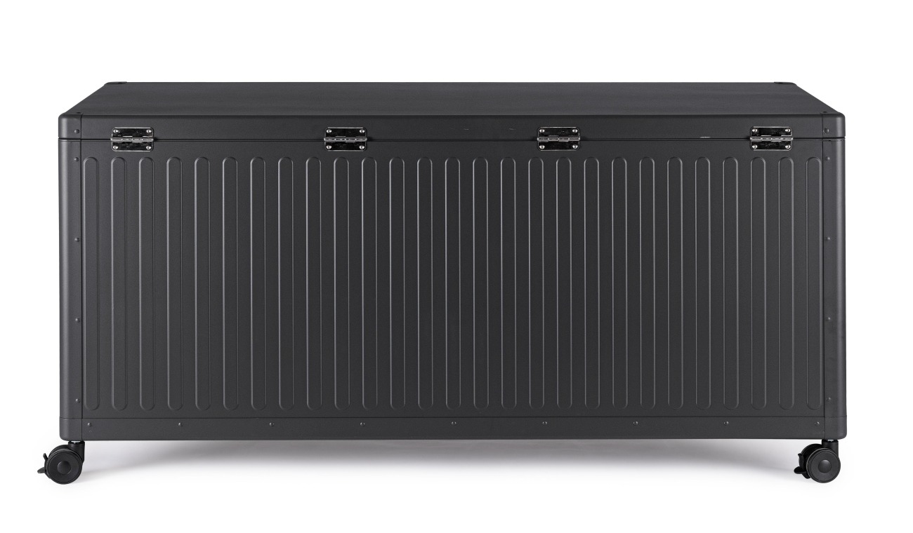 Gartentruhe Ocean aus Aluminium, Anthrazit