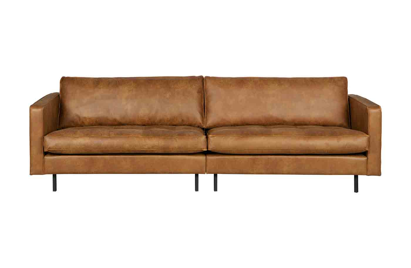 Classic Sofa Rodeo aus recyceltem Leder. Hochwertiges Design Sofa mit hohen Sitzkomfort