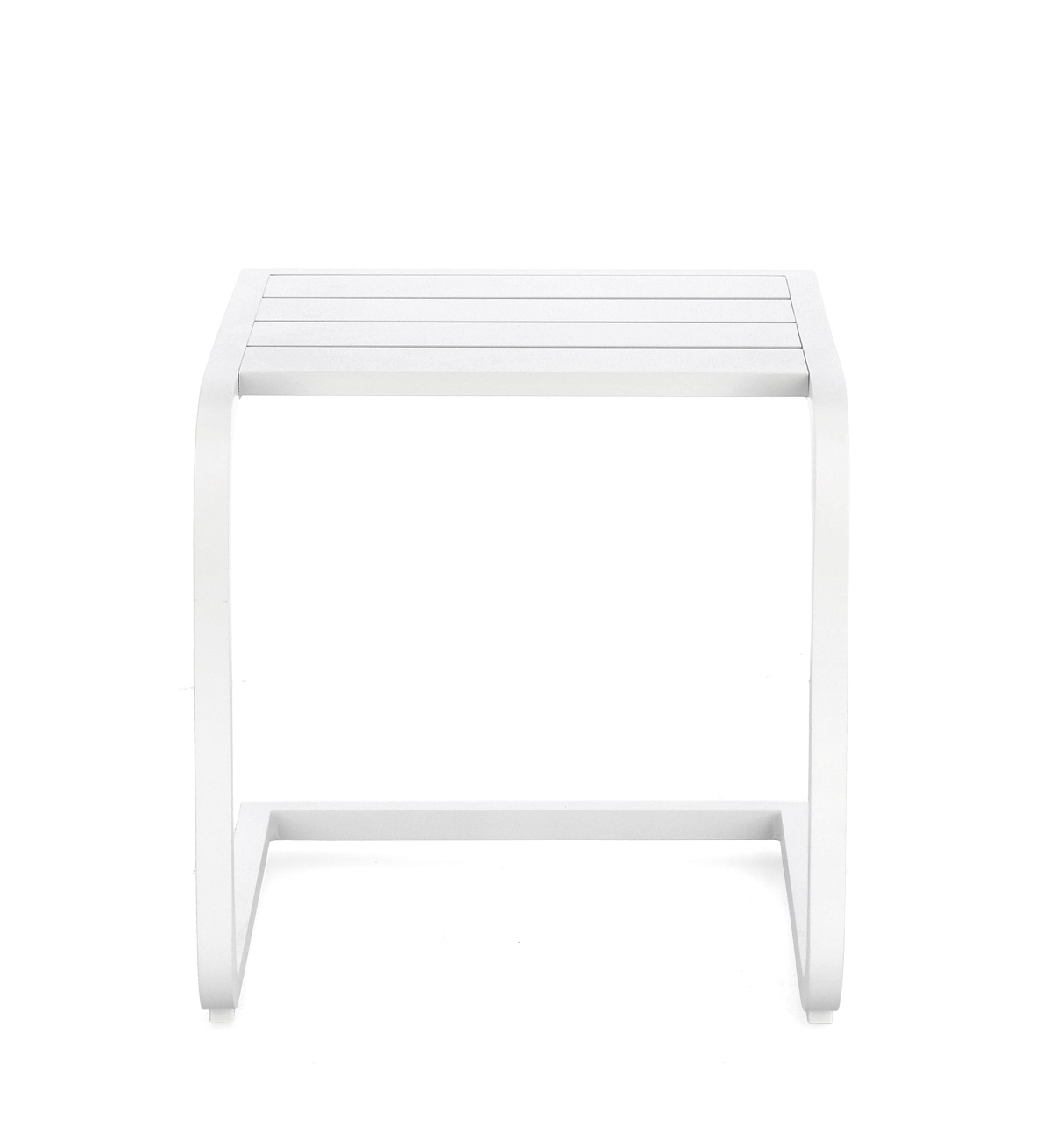 Gartenbeistelltisch Taylor 40x40 cm, Weiß