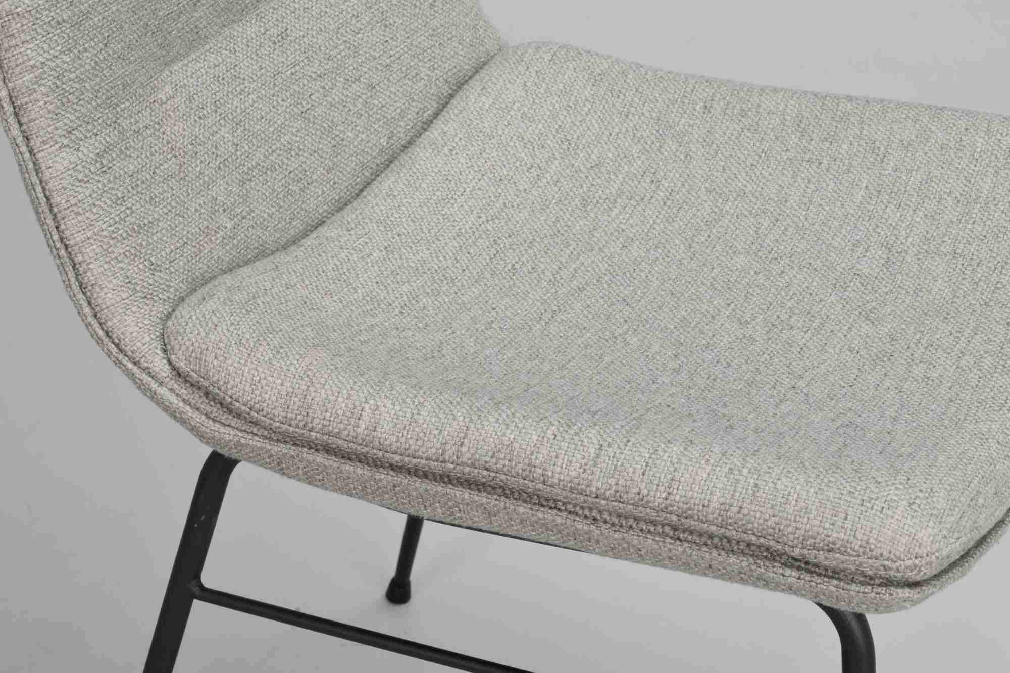 Stuhl Lowell 2er Set, Stoff Grau – stilvoller Blickfang für Ihr Zuhause.