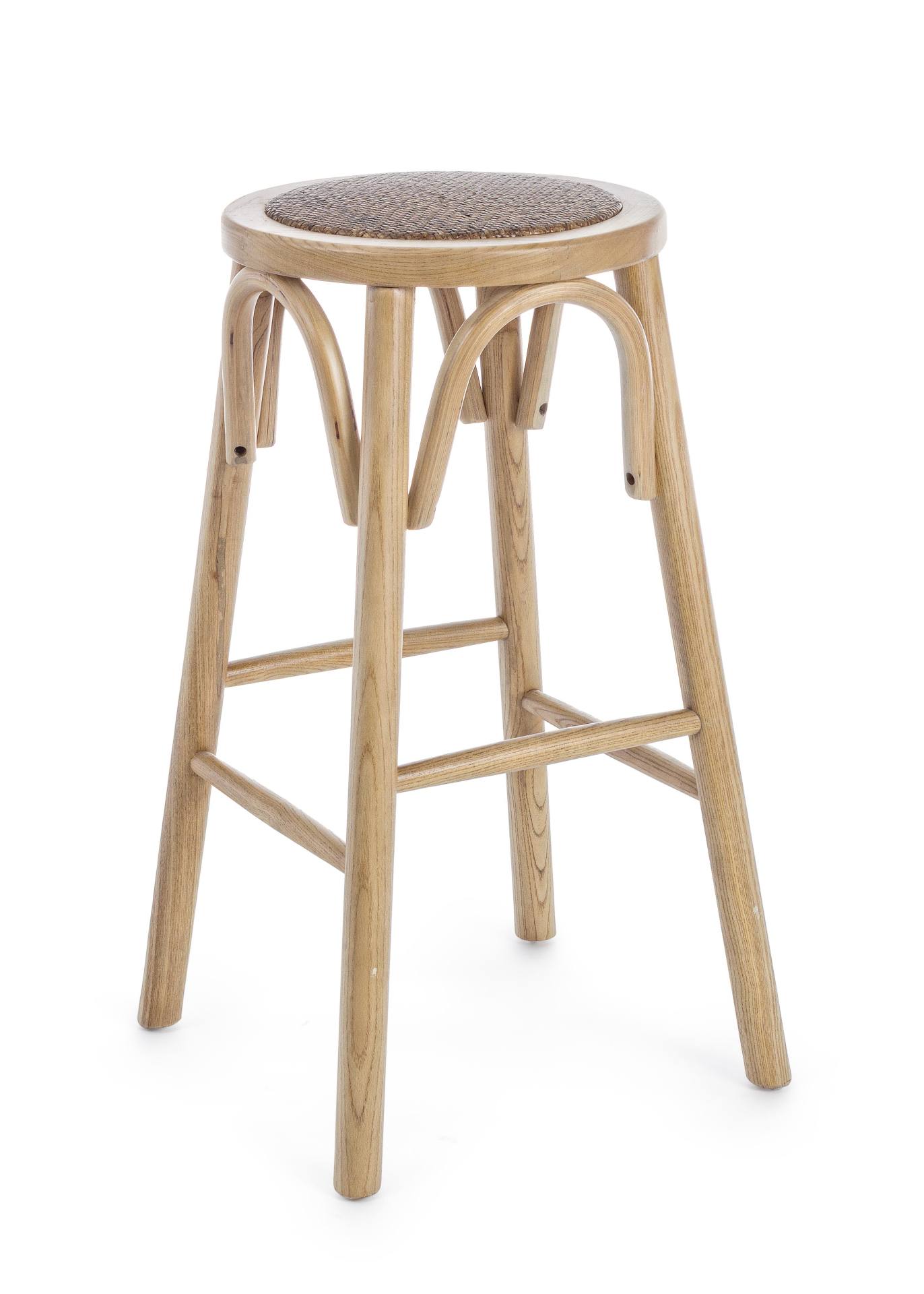 Barhocker Circle aus Ulmenholz, Natur Barhocker Circle aus Ulmenholz, Natur