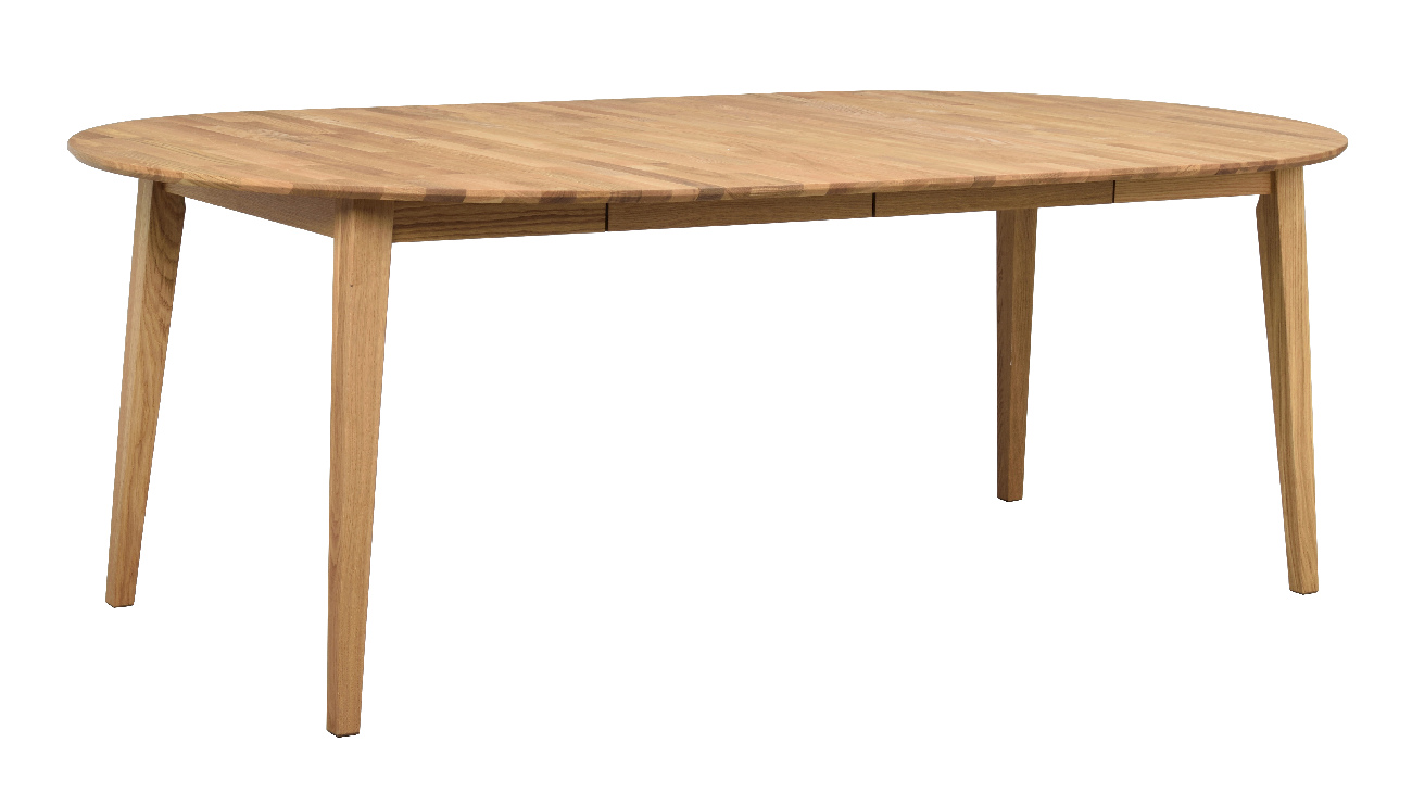 Esstisch Filippa Rund mit Auszug, 120/165cm, Eiche Natur