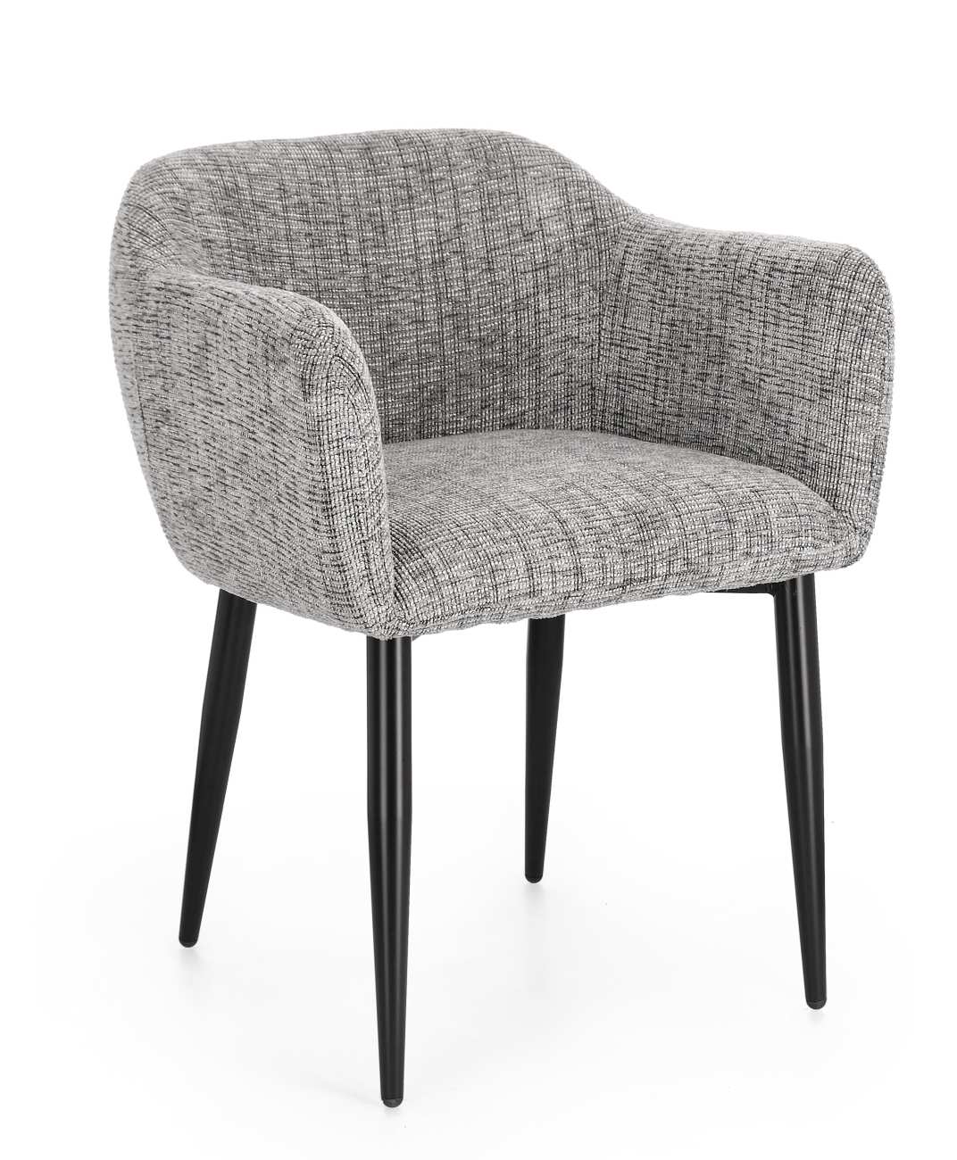 Esszimmerstuhl Kati mit Armlehne, Grau Esszimmerstuhl Kati mit Armlehne, Grau