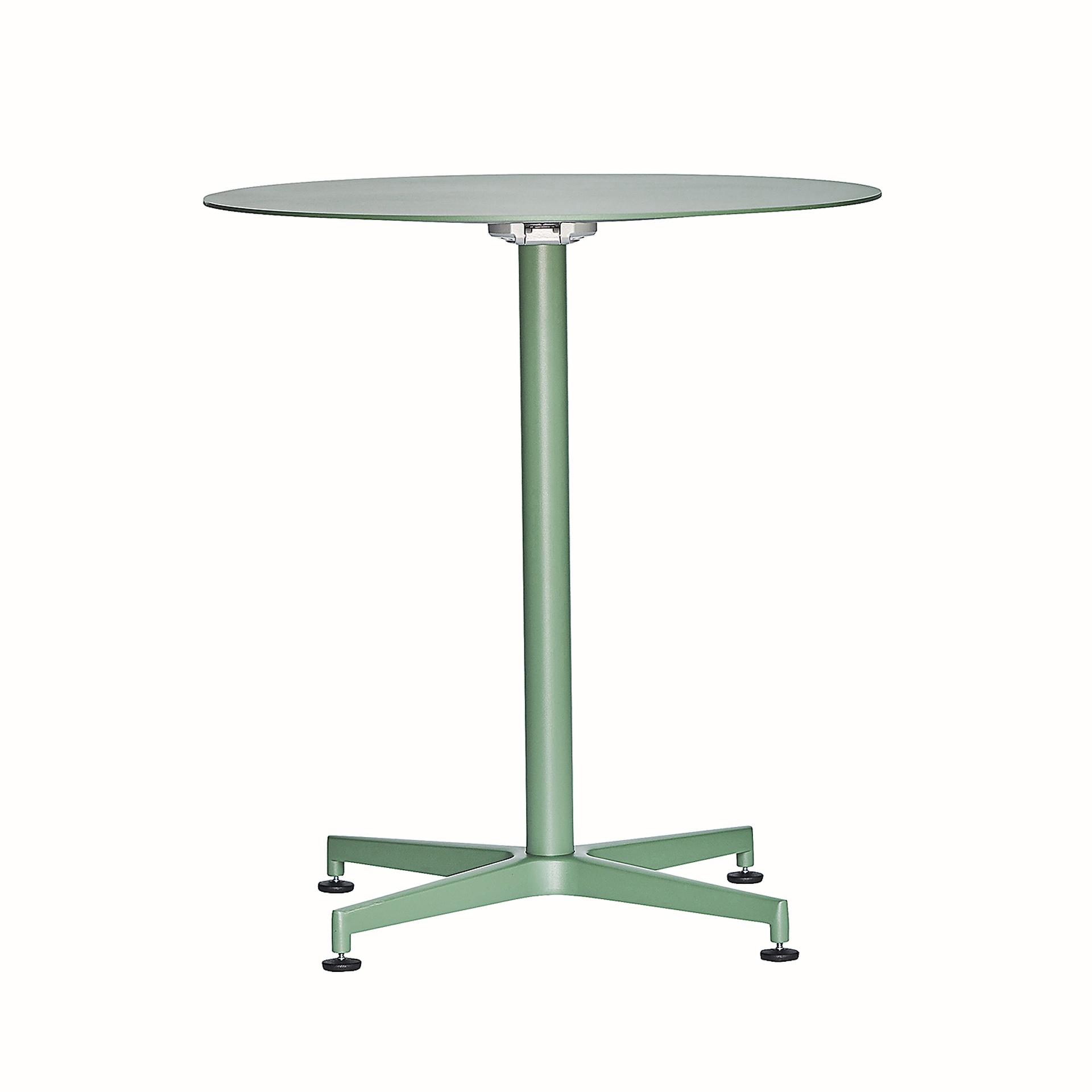 Der Klapptisch Vega in runder Form besitzt ein modernes Design. Hergestellt wurde der Tisch aus Aluminium und ist in verschieden Farben erhältlich. Der Tisch ist von der Marke Jan Kurtz.