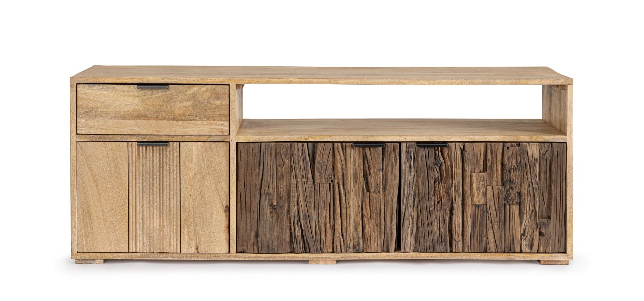 TV-Board Nashik aus Mangoholz, 145 cm