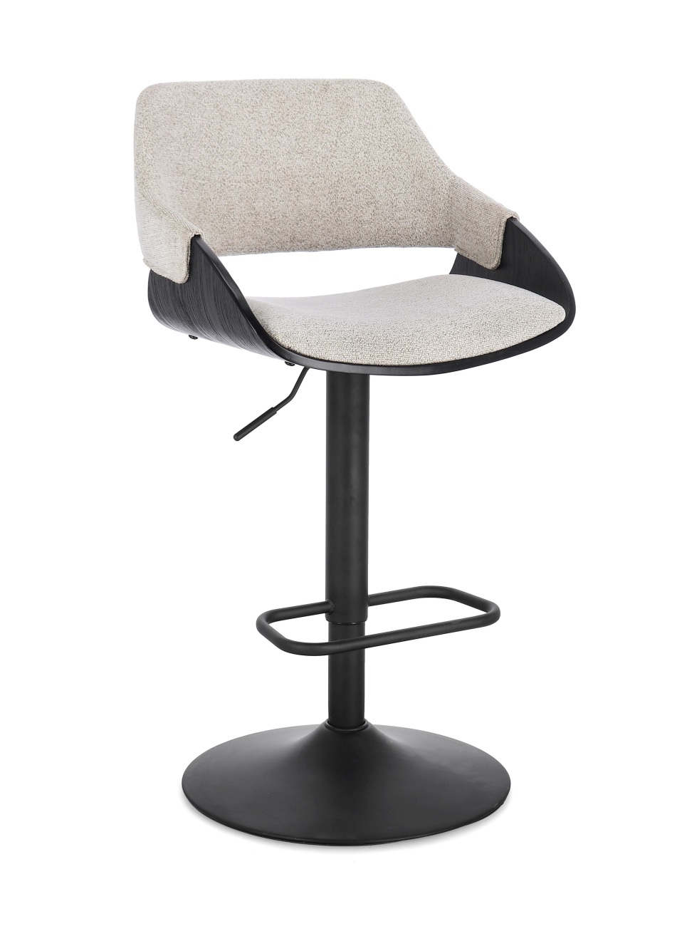 Barhocker Roxanne Drehbar aus Stoff, Rainy Barhocker Roxanne Drehbar aus Stoff, Rainy