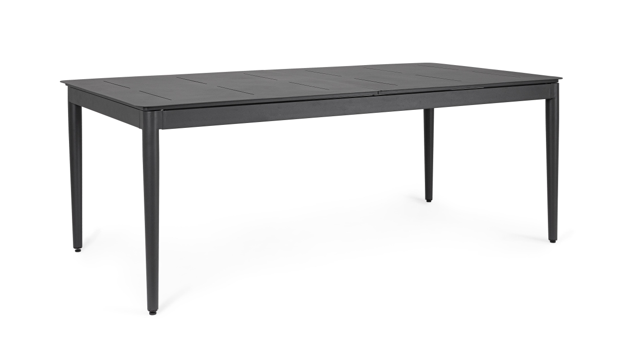 Gartenesstisch Nebula Ausziehbar aus Aluminium, Anthrazit Gartenesstisch Nebula Ausziehbar aus Aluminium, Anthrazit