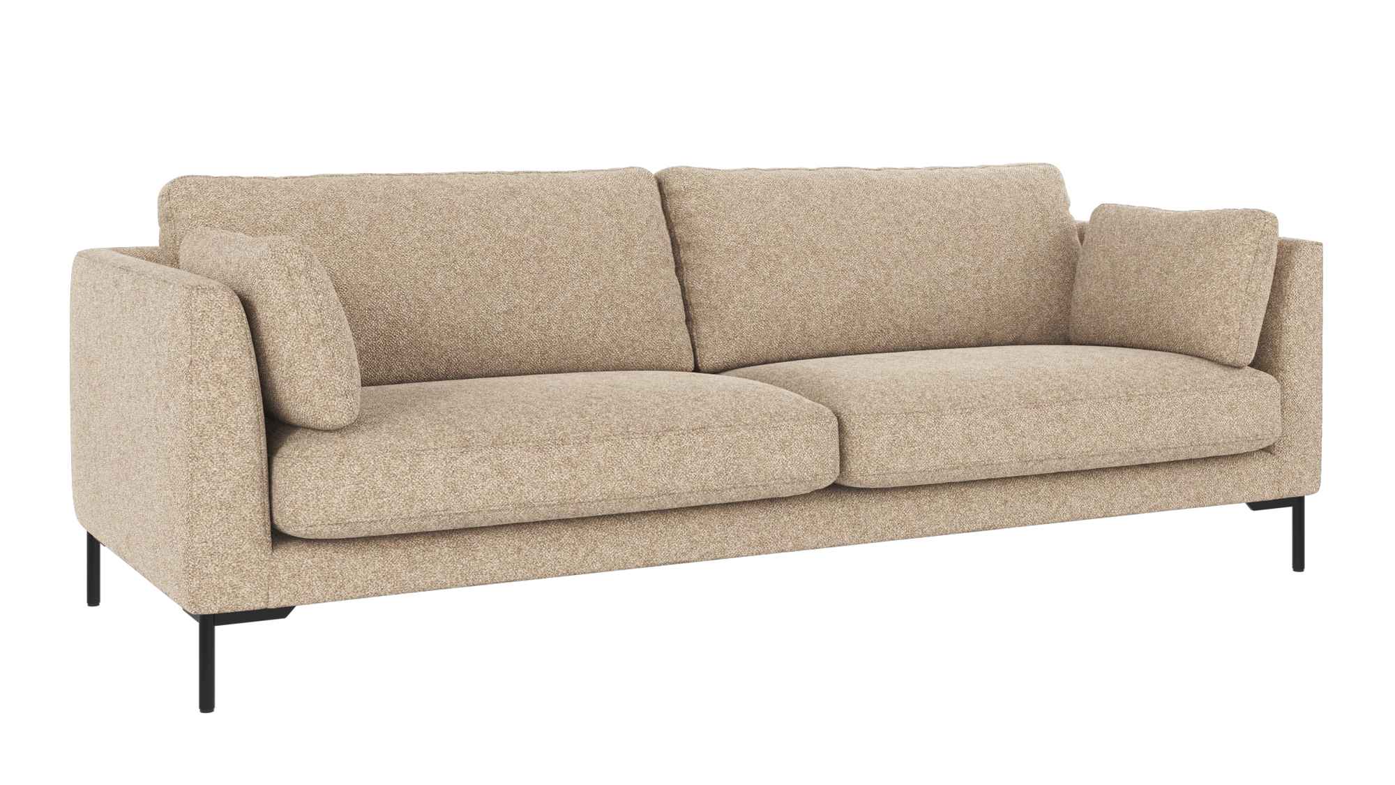 Sofa Corwin 3-Sitzer, Bezug Bobby Beige
