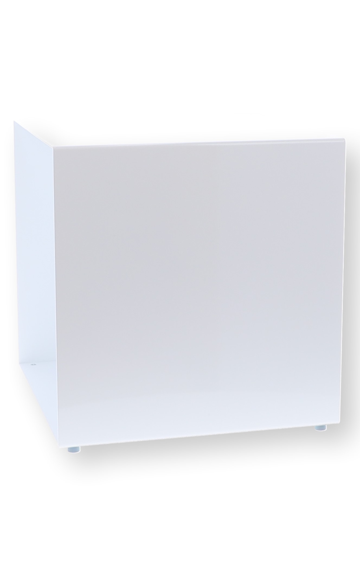 Beistelltisch Cubus Metall 35 cm, Silber