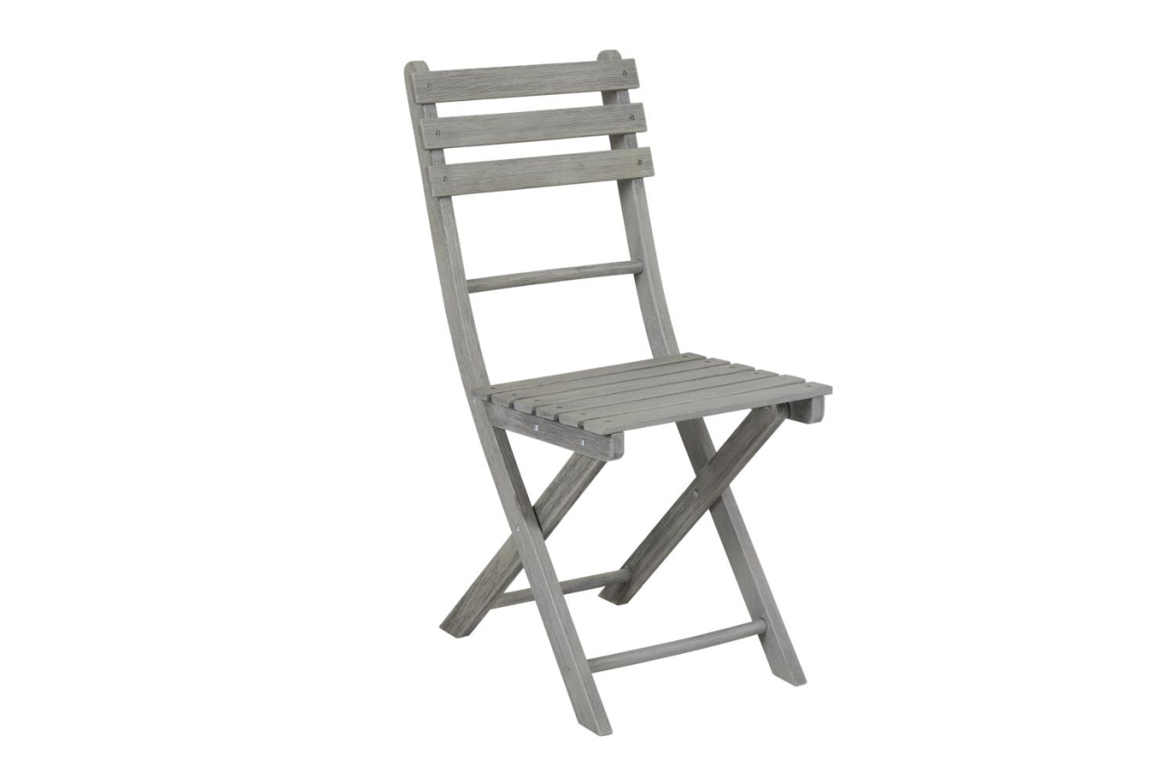 Der Gartenstuhl Bora überzeugt mit seinem modernen Design. Gefertigt wurde er aus Akazienholz, welches einen grauen Farbton besitzt. Das Gestell ist aus Akazienholz und hat eine graue Farbe. Die Sitzhöhe des Stuhls beträgt 44 cm.