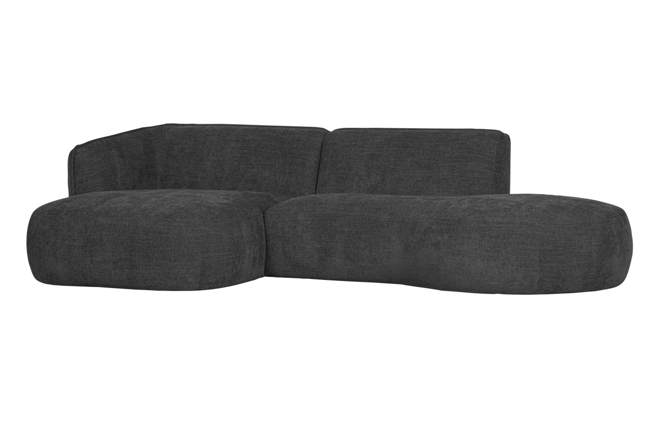 Ecksofa Polly aus Webstoff Links, Grau Ecksofa Polly aus Webstoff Links, Grau