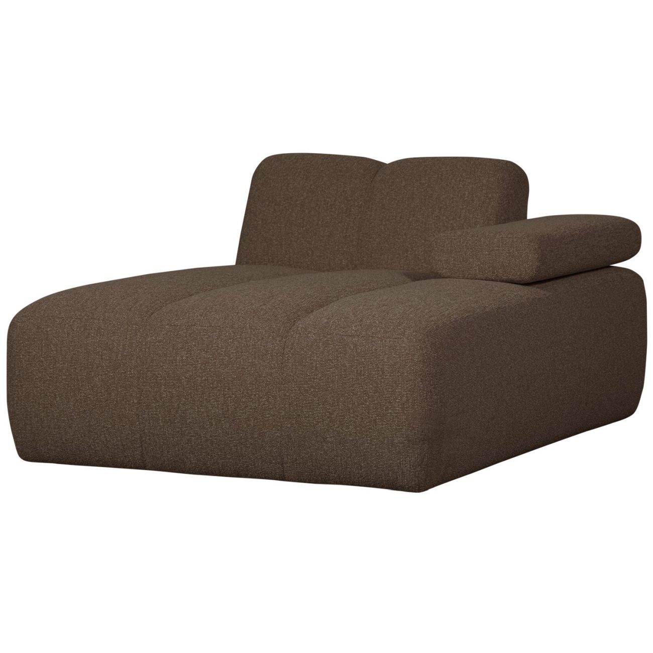 Modulsofa Mojo Boucle Chaiselongue-Rechts, Braun