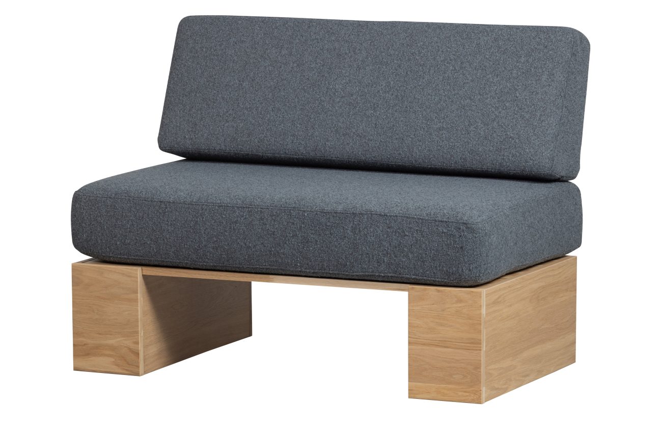 Bank Eat Up aus Eichenholz, Blau Bank Eat Up aus Eichenholz, Blau