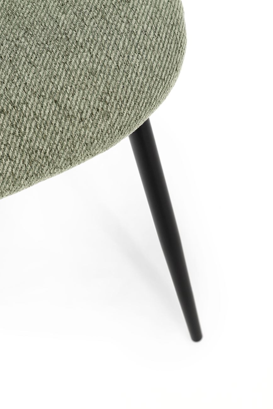 Esszimmerstuhl New Tanya 4er-Set aus Stoff, Salbeigrün