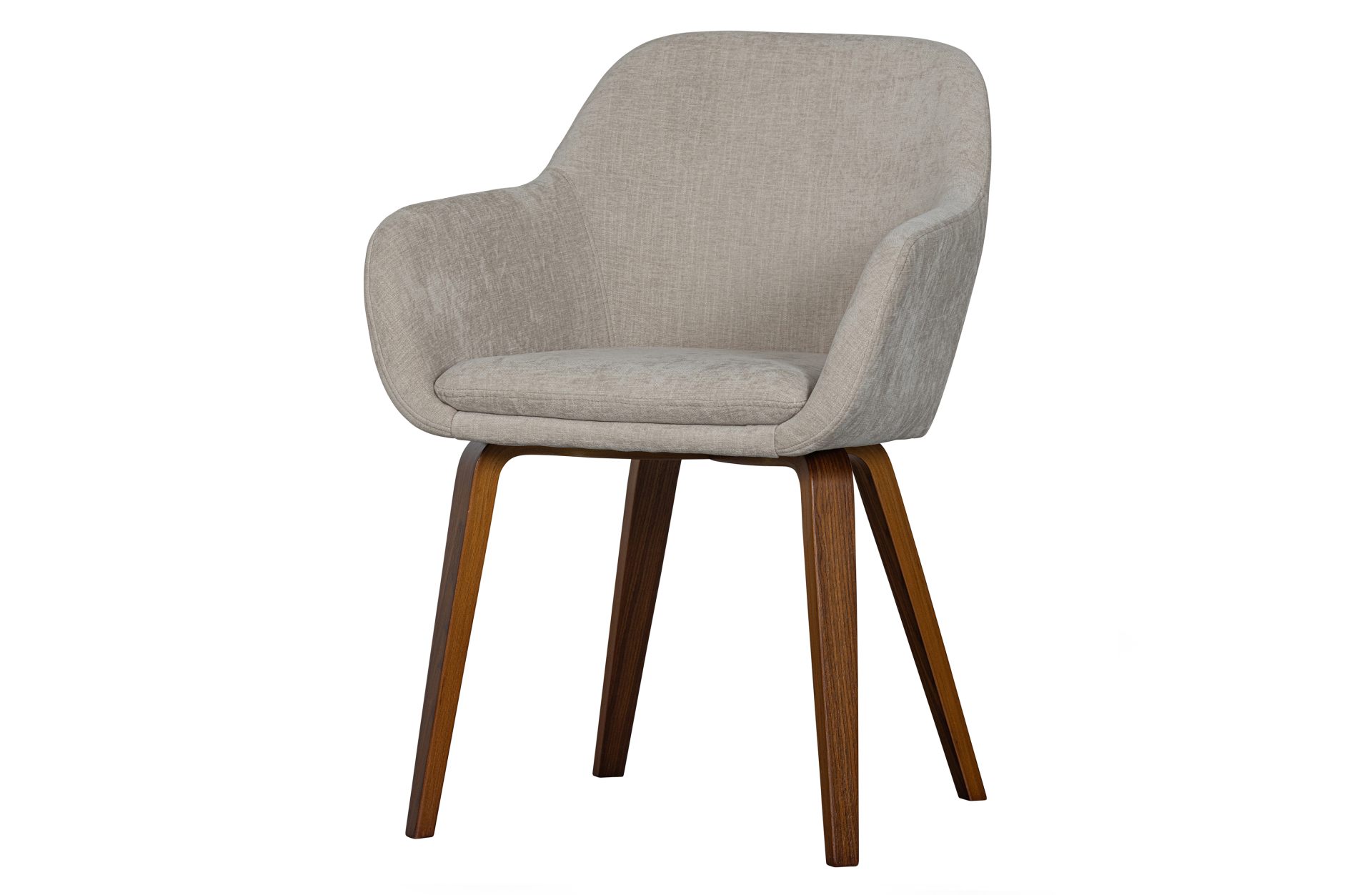 Esszimmerstuhl Base aus Samt, Sand Esszimmerstuhl Base aus Samt, Sand