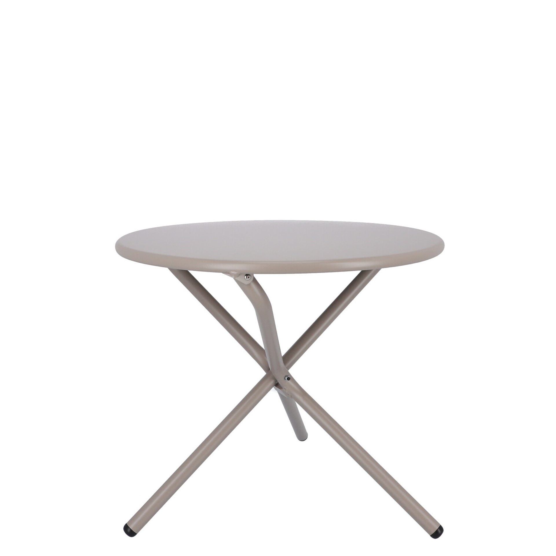 Der Beistelltisch Tris wurde aus Aluminium gefertigt und ist daher auch für den Outdoor Bereich einsetzbar. Designet wurde der Tisch von der Marke Jan Kurtz. Dieser Tisch hat die Farbe Taupe.