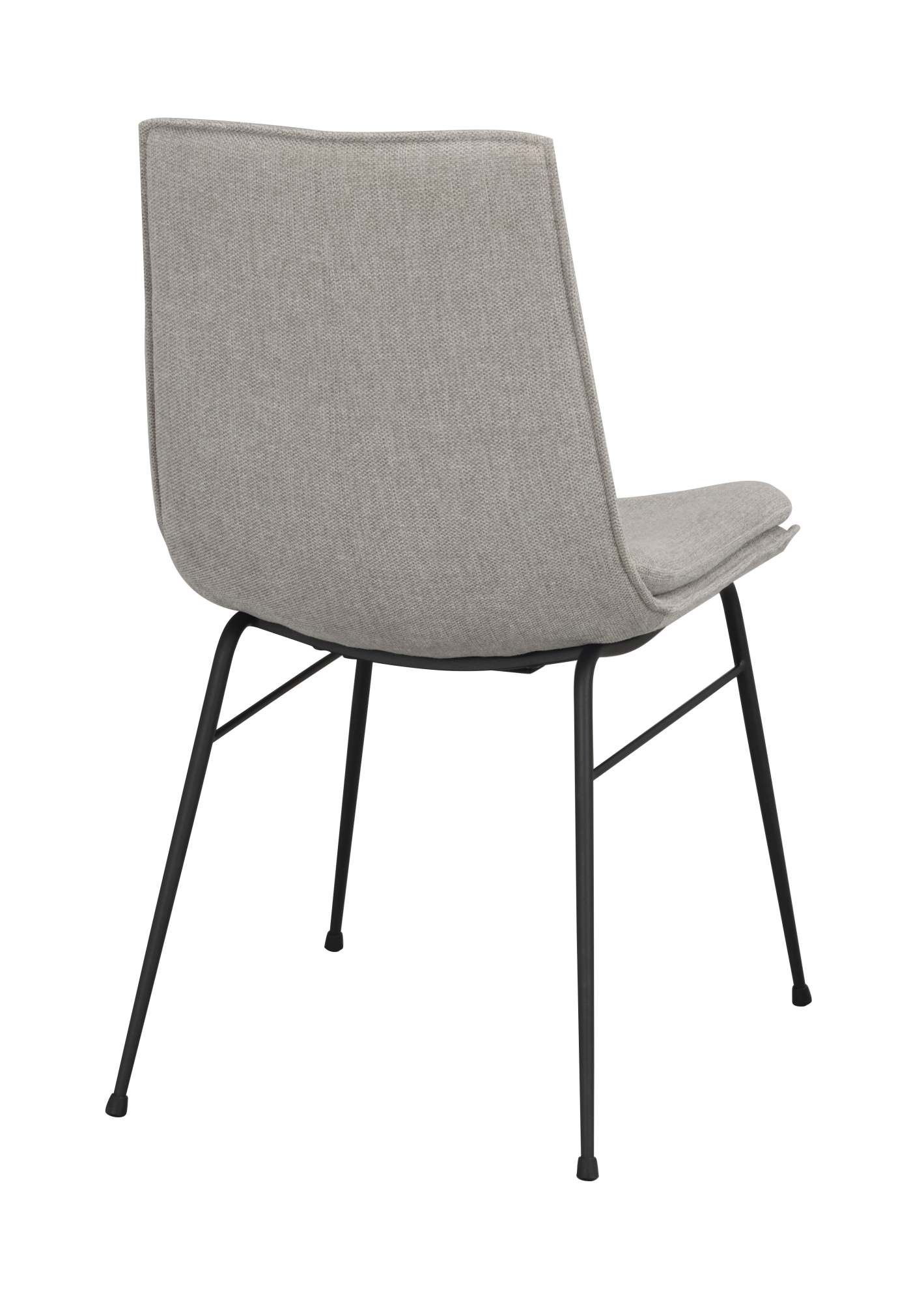 Stuhl Lowell 2er Set, Stoff Grau – stilvoller Blickfang für Ihr Zuhause.