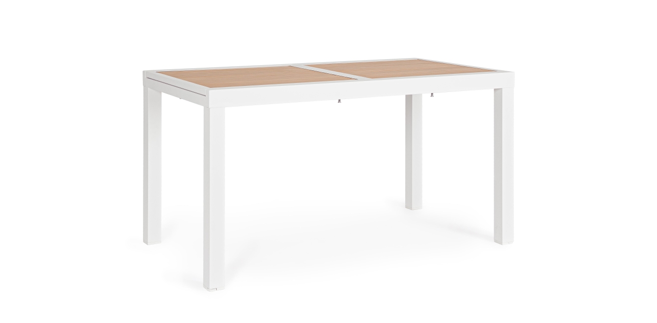 Gartenesstisch Hilja Ausziehbar 140-210x77 cm, Weiß Gartenesstisch Hilja Ausziehbar 140-210x77 cm, Weiß