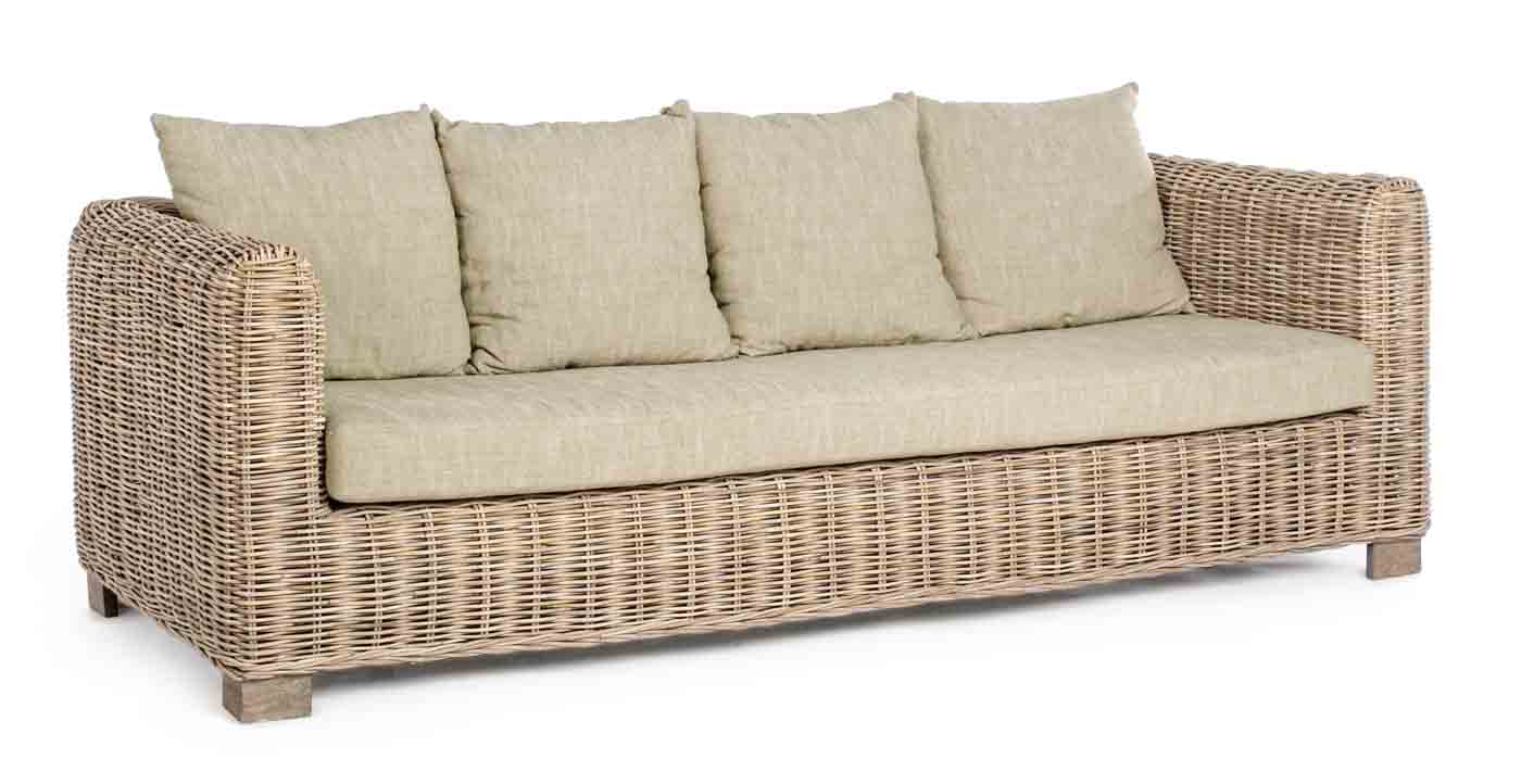 Rattansofa Fortaleza, 3 Sitzer Rattansofa Fortaleza, 3 Sitzer