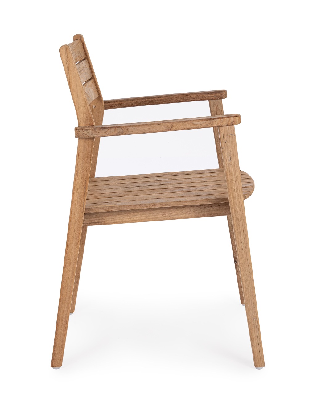 Gartenstuhl Adriel aus recyceltem Teakholz