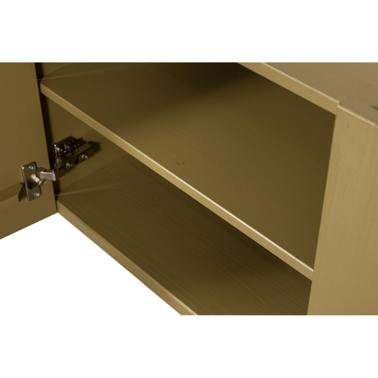 TV-Board Basu aus Kiefernholz 152 cm, Olive