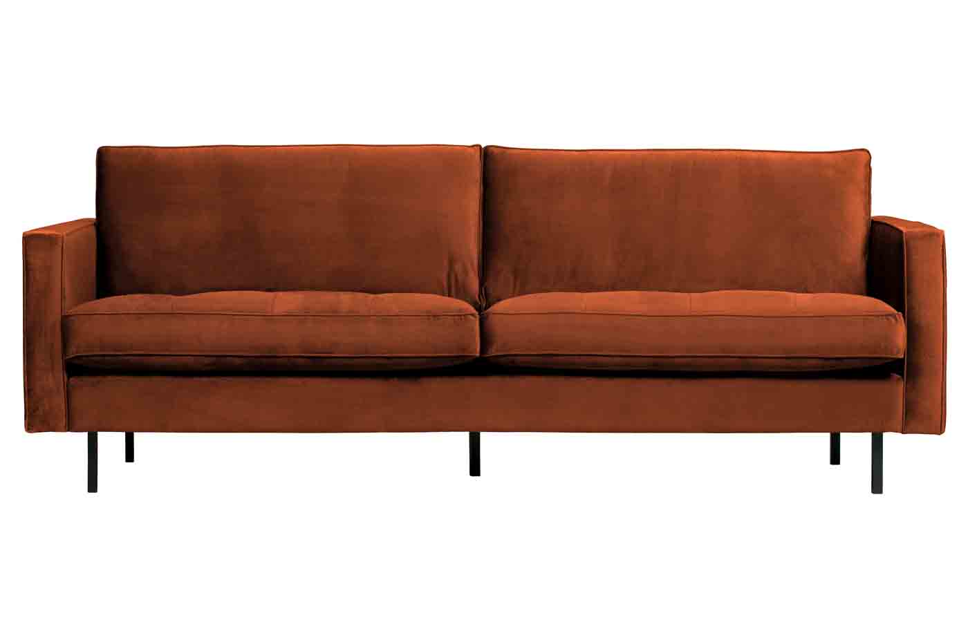 Sofa Rodeo Classic 2,5 Sitzer Samt, Rost Sofa Rodeo Classic 2,5 Sitzer Samt, Rost
