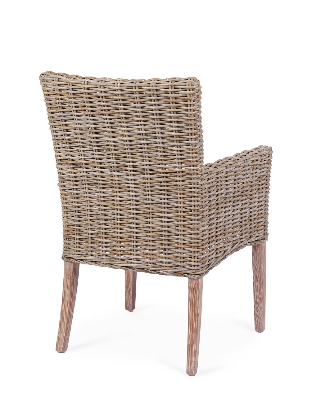 Esszimmerstuhl Manoel aus Rattan mit Armlehne