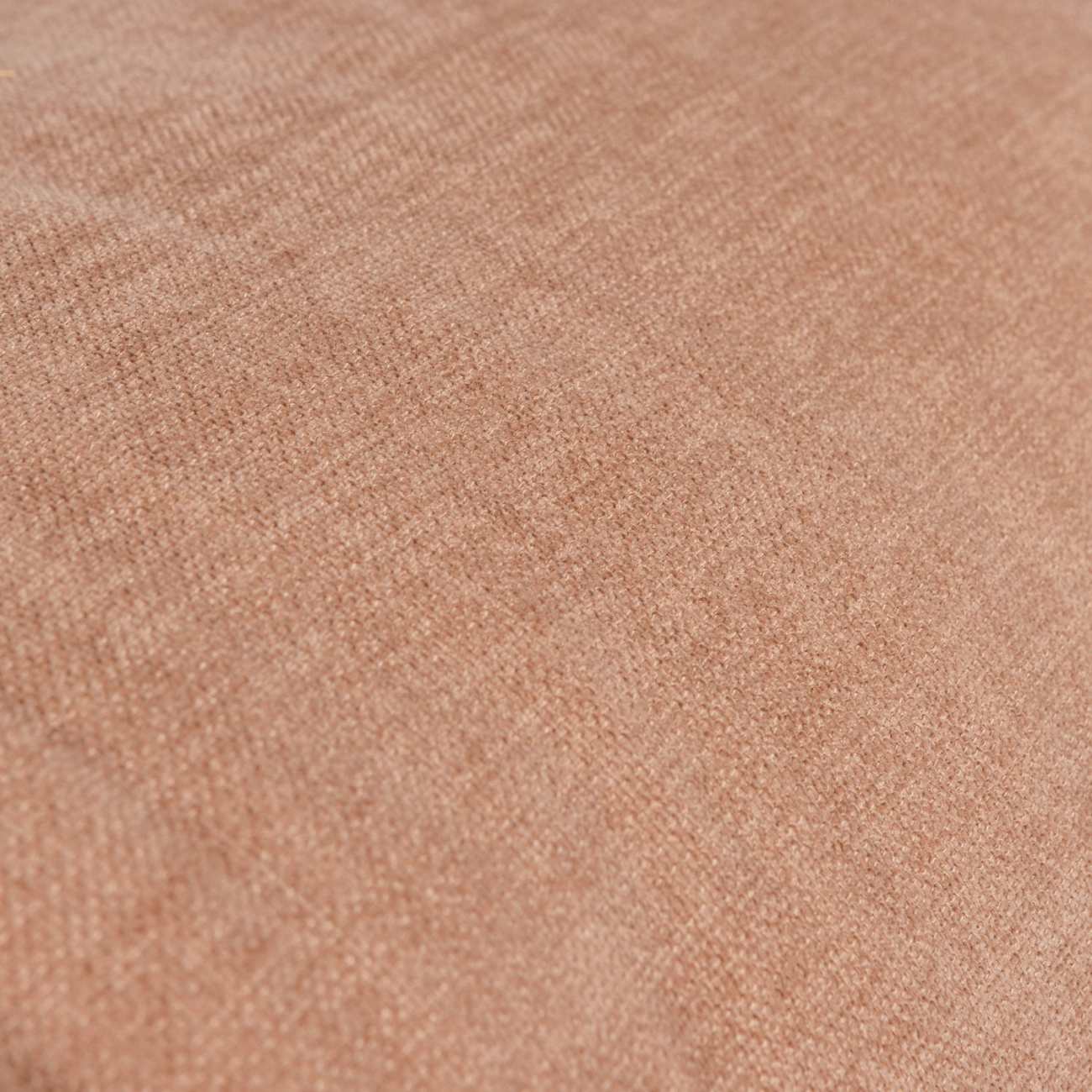 Hocker Baggy aus Chenille-Stoff, Altrosa