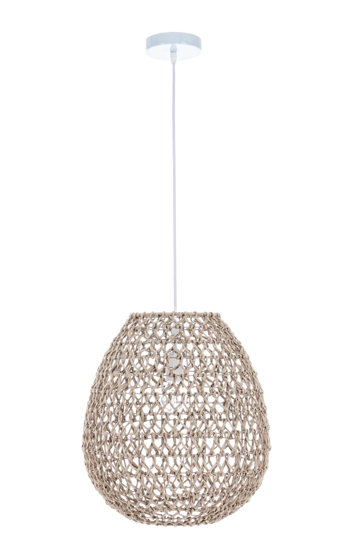 Hängeleuchte Zambia aus Papier, Natur Hängeleuchte Zambia aus Papier, Natur