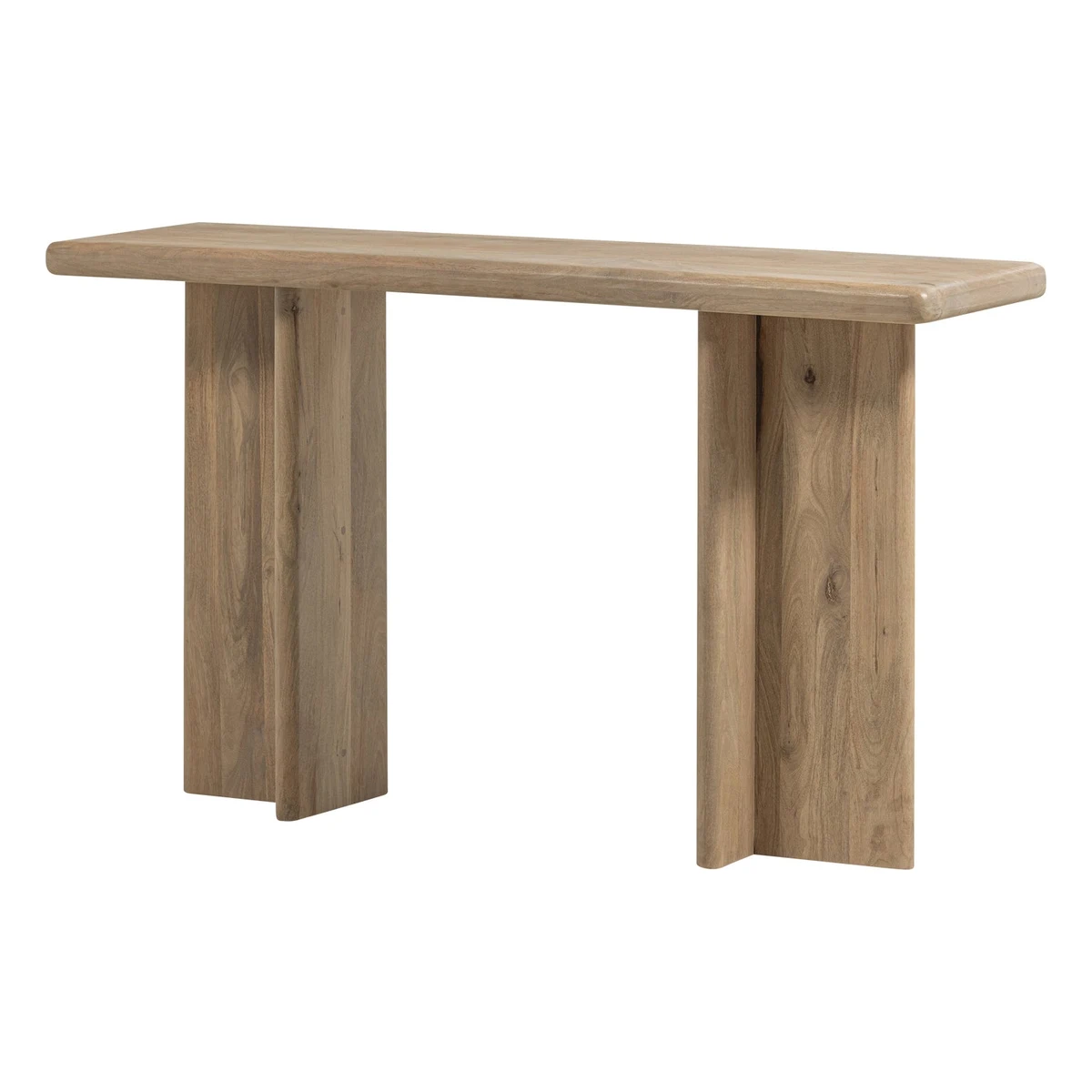 Konsole / Schminktisch Ato - Mangoholz Natur, 80 cm