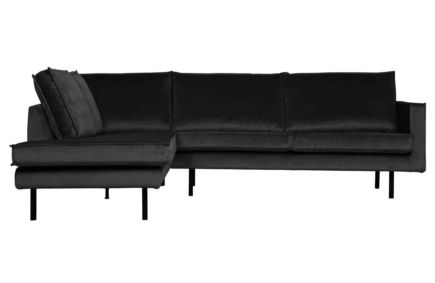 Ecksofa Rodeo Samt, links Anthrazit Ecksofa Rodeo Samt, links Anthrazit