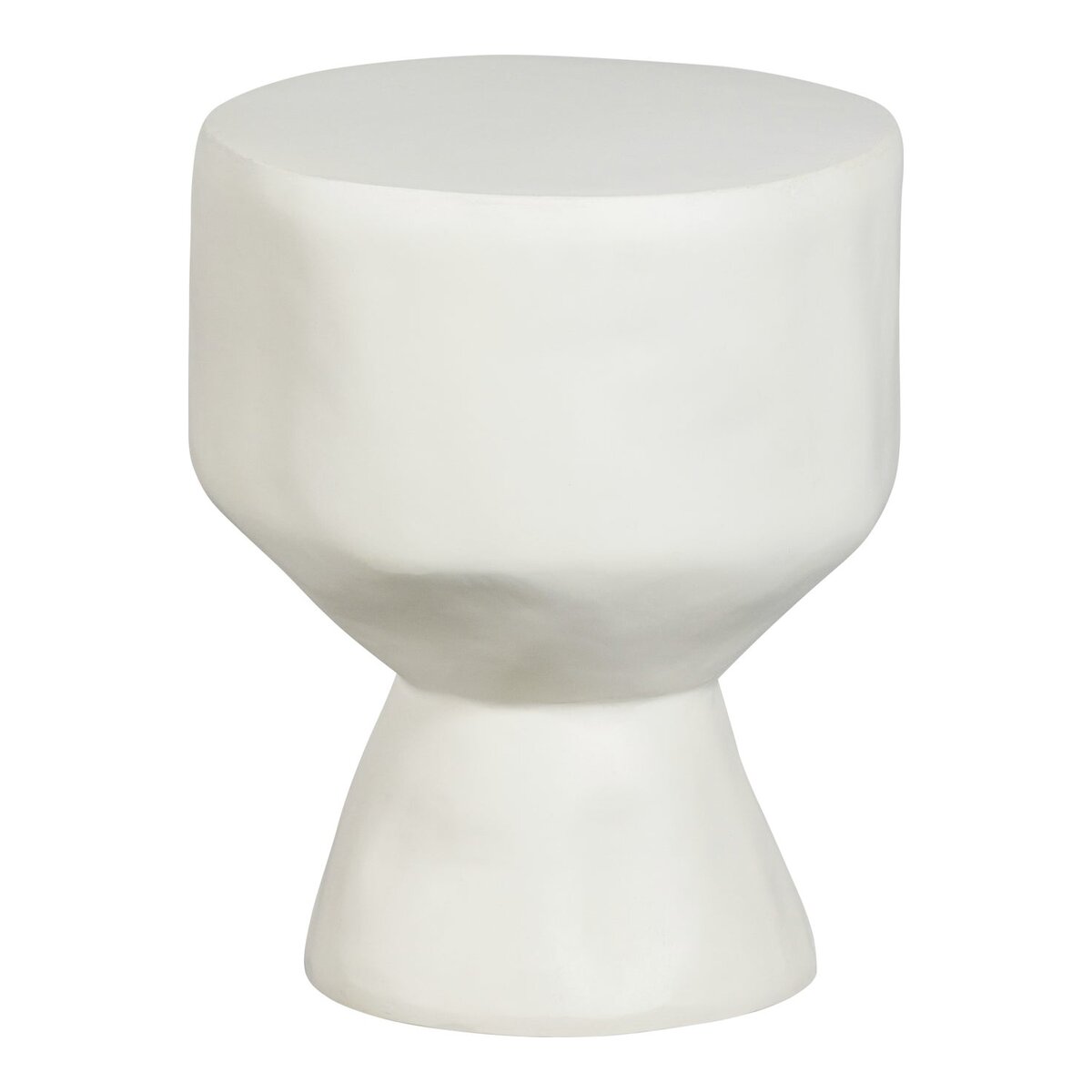 Gartenbeistelltisch Aur - verstärktes Faserpolymer Natur, Ø 40 cm