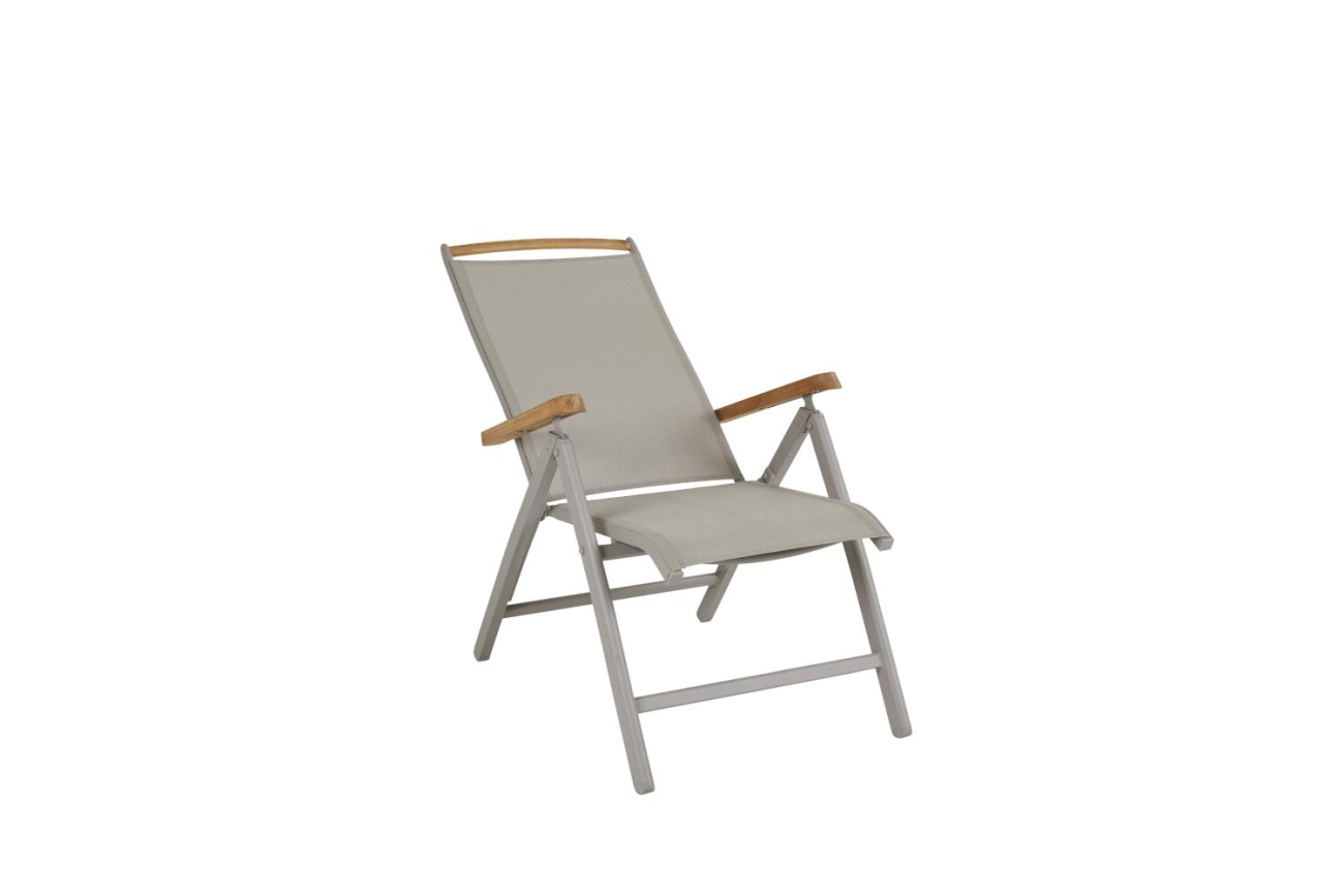 Gartenstuhl Andy mit Teakholz, Kaki