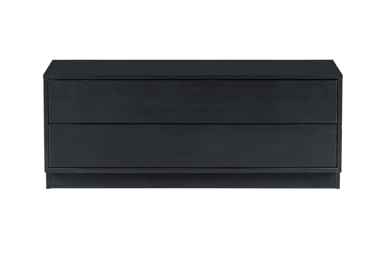Das TV Board Fianca überzeugt mit seinem modernen Design. Gefertigt wurde es aus Kiefernholz, welches einen schwarzen Farbton besitzt. Das TV Board besitzt eine Breite von 100 cm und ist beliebig mit anderen Teilen kombinierbar.
