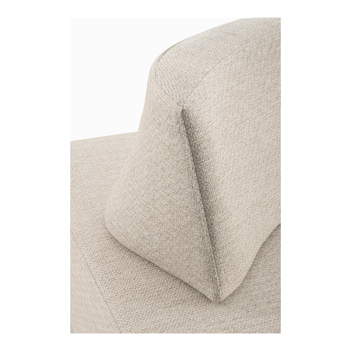 Gartenecksofa Piper - Aluminium & Olefin-Stoff, inkl. Kissen & Hocker, Beige