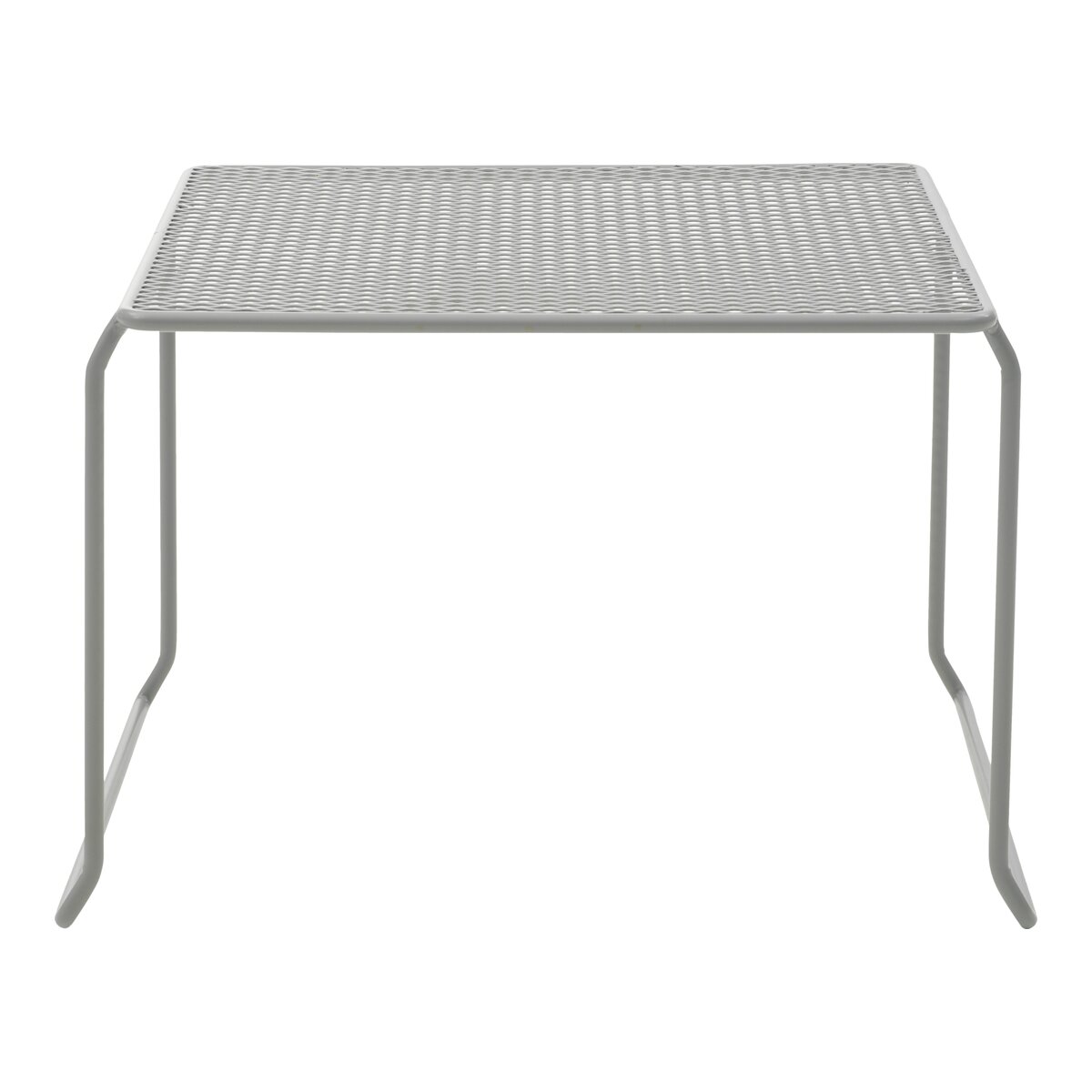 Gartencouchtisch Haru aus Metall, stapelbar, 54x54 cm, Slate Grey
