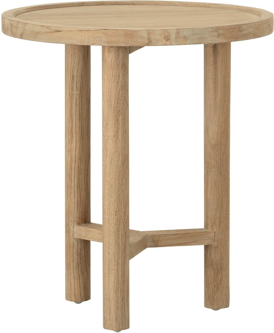 Beistelltisch Forte aus Teakholz, Ø 40 cm Beistelltisch Forte aus Teakholz, Ø 40 cm