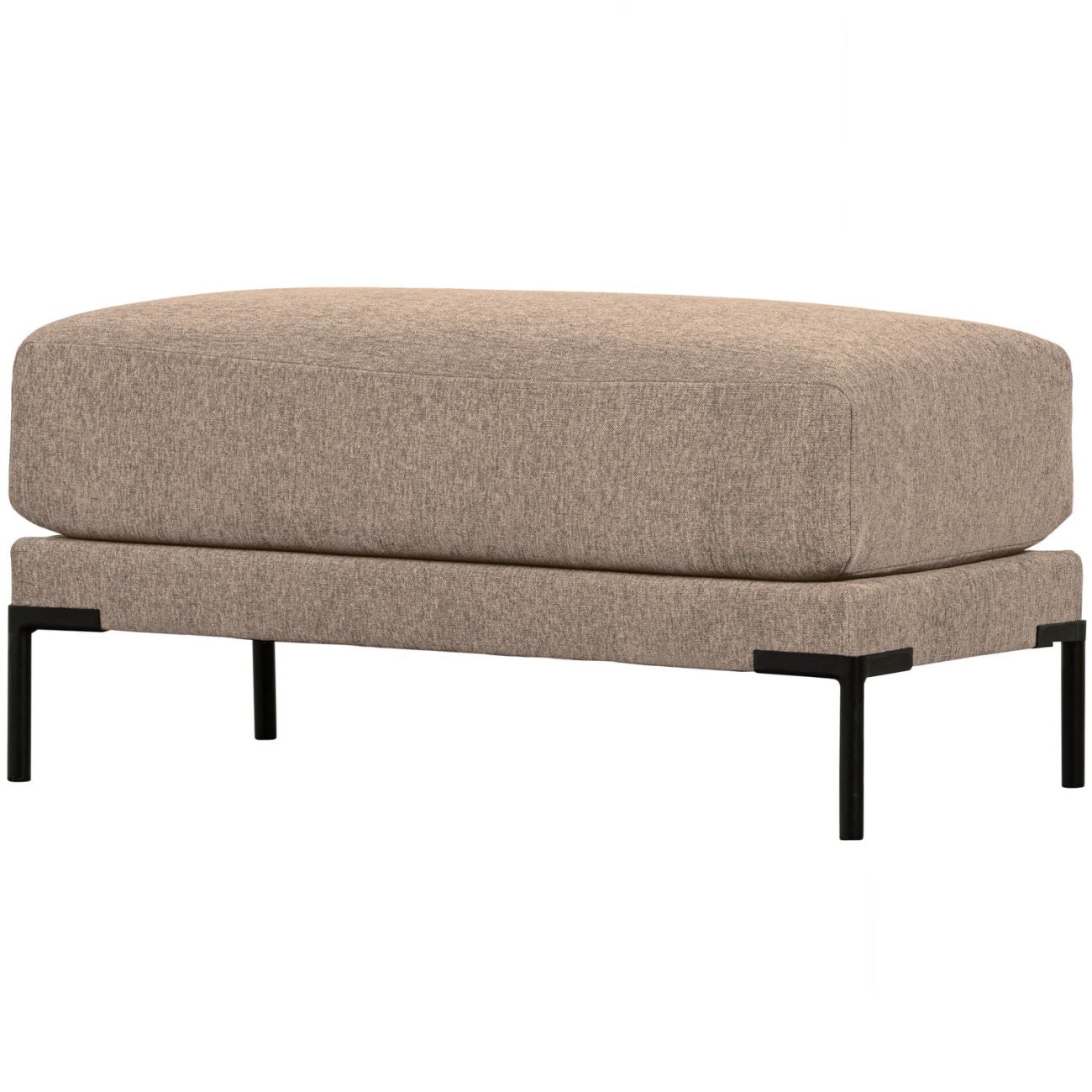 Hocker Couple aus Melange-Stoff 50 cm, Mud Hocker Couple aus Melange-Stoff 50 cm, Mud
