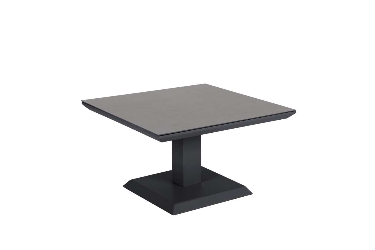 Gartencouchtisch Heis 79x79 cm, Schwarz Gartencouchtisch Heis 79x79 cm, Schwarz