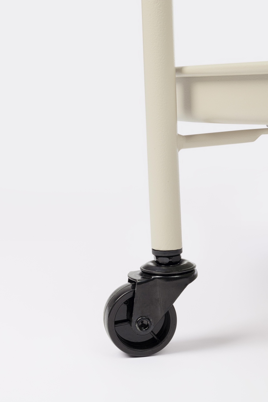 Gartenservierwagen Austin aus Metall, Gips