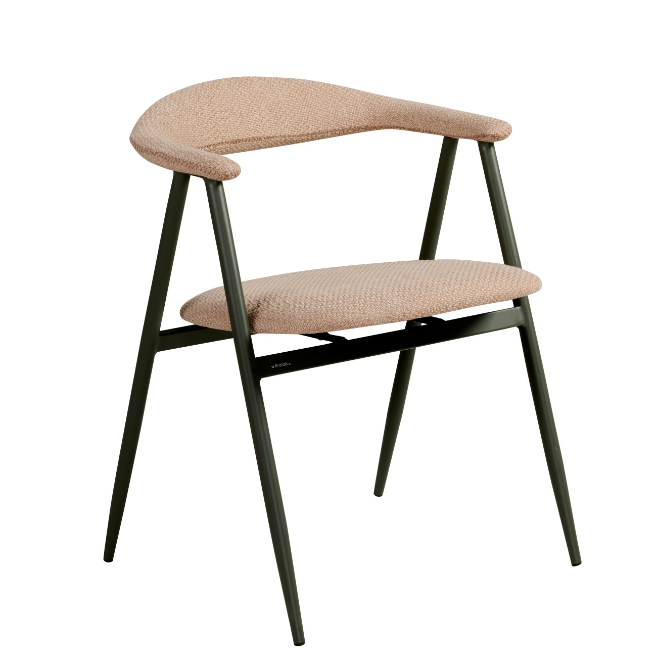 Gartenstuhl Boi mit Armlehne, Grün / Beige Gartenstuhl Boi mit Armlehne, Grün / Beige