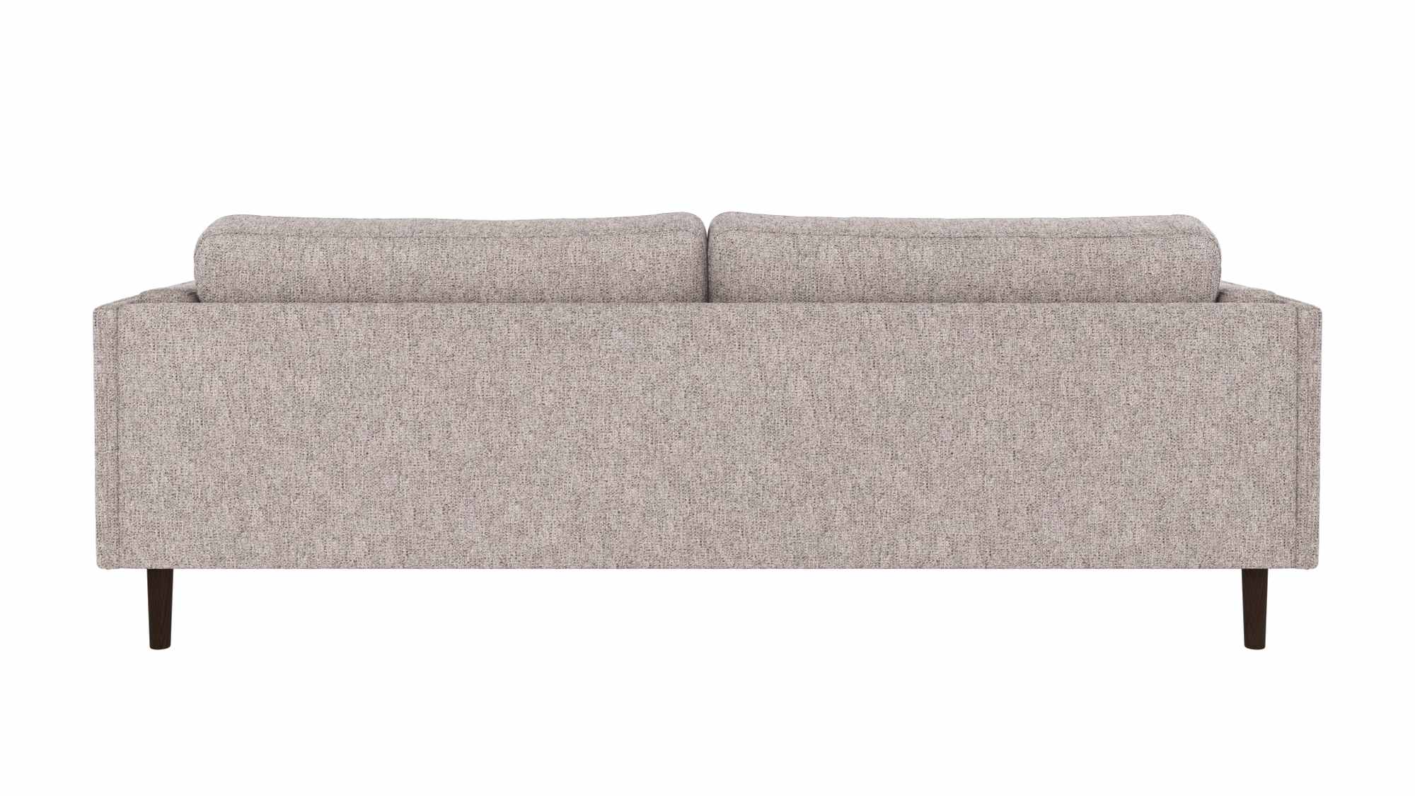 Machen Sie Ihr Zuhause komplett mit Sofa Braden 3-Sitzer, Beine Braun, Bezug Max Grau.