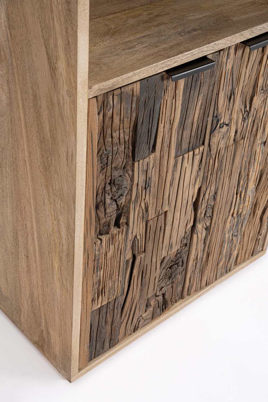 Schrank Nashik aus Mangoholz, Schmal